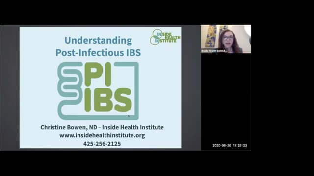 CONNECT 2020: Understanding Post-Infectious IBS ~ Christine Bowen, ND
