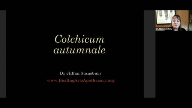 CONNECT 2021 - Colchicum autumnale ~ Jillian Stansbury, ND