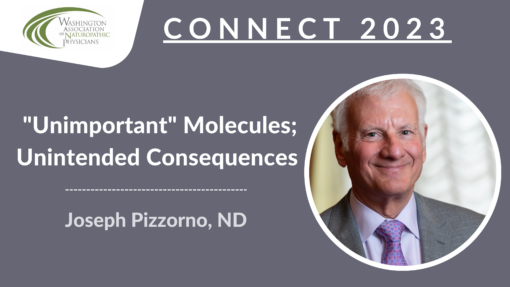 CONNECT 2023 - "Unimportant" Molecules; Unintended Consequences | Joseph Pizzorno, ND