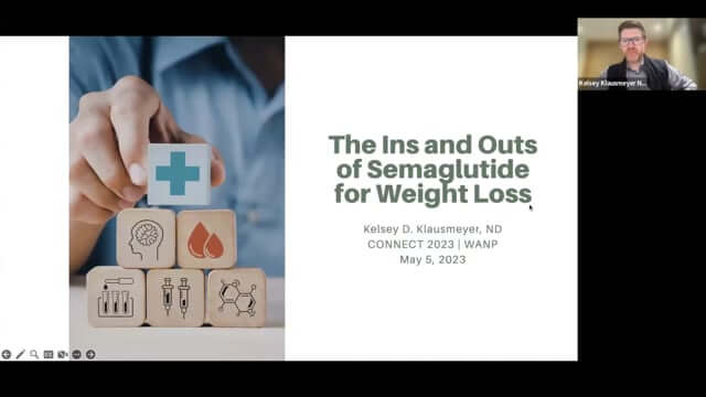 CONNECT 2023 | The Ins and Outs of Semaglutide for Weight Loss | Kelsey Klausmeyer, ND