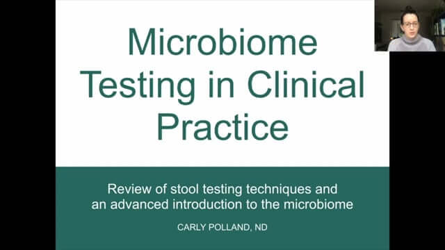 CONNECT 2023 | Microbiome Testing in Clinical Practice: Review of stool testing techniques and an advanced introduction to the microbiome | Carly Polland, ND