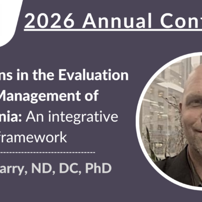 2026 Conference | Innovations in the Evaluation and Management of Sarcopenia | David Barry, ND, DC, PhD